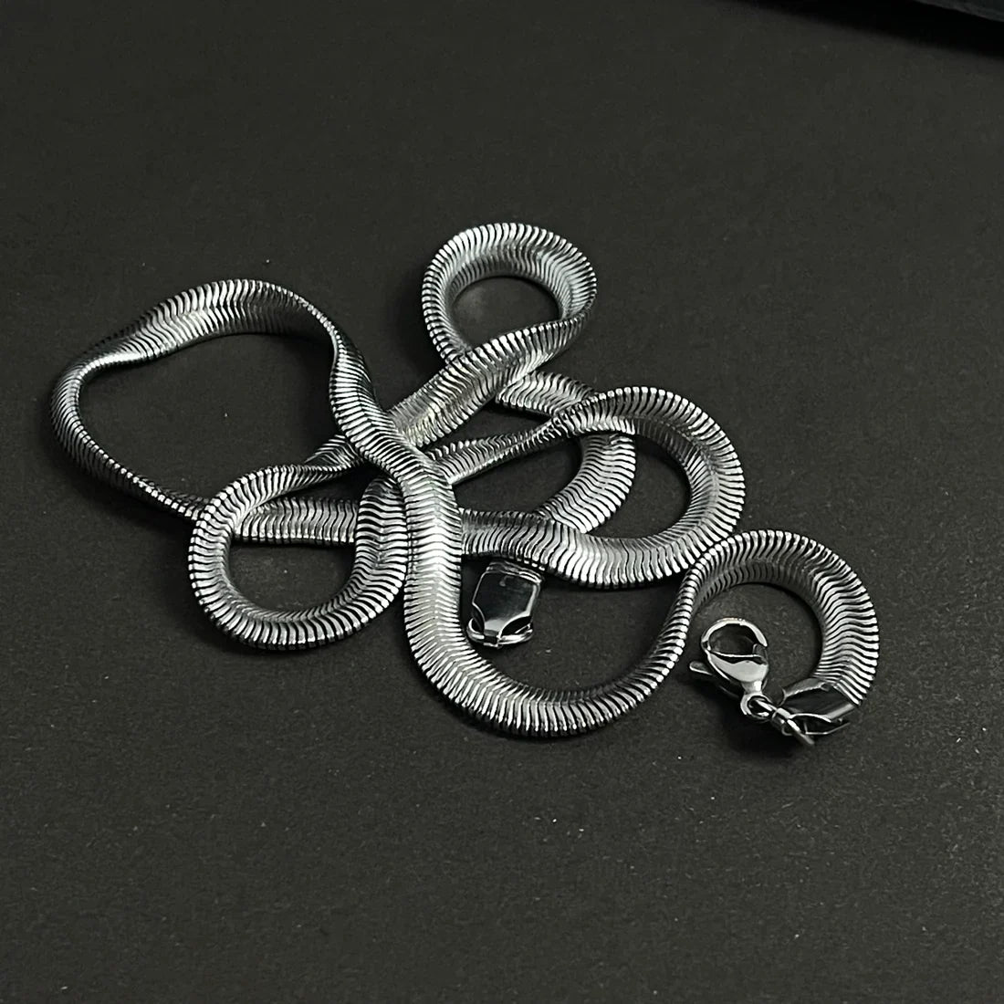 5mm Silver Snake Neck Chain