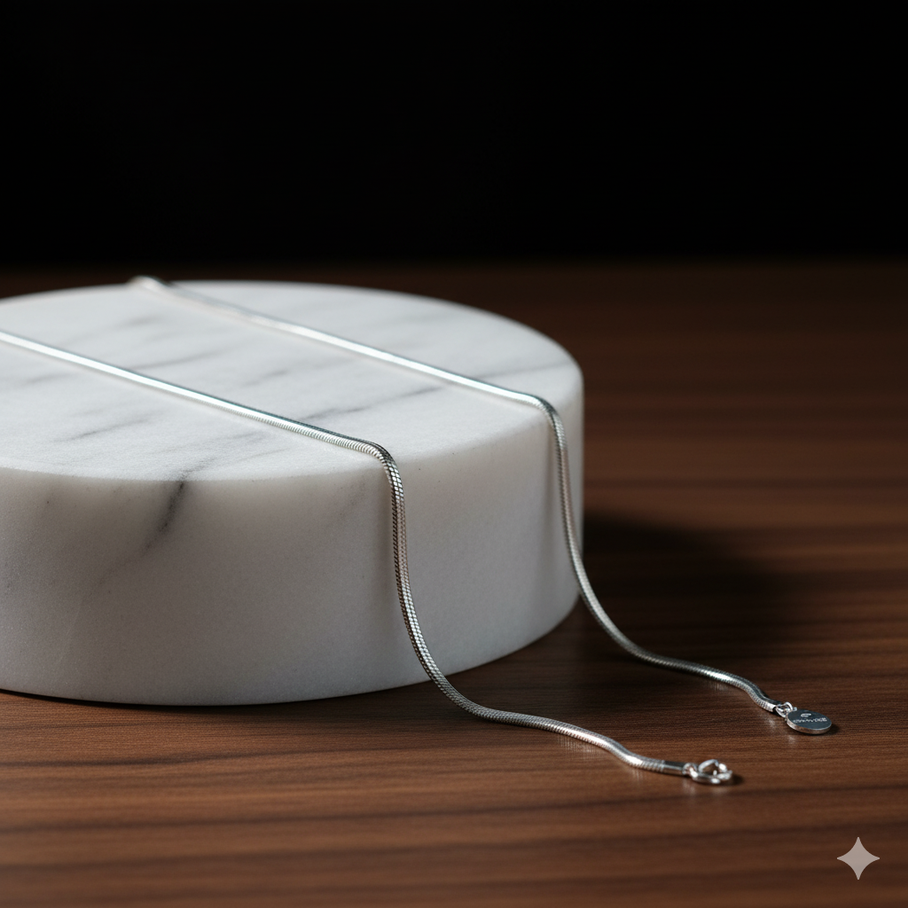 5mm Silver Snake Neck Chain